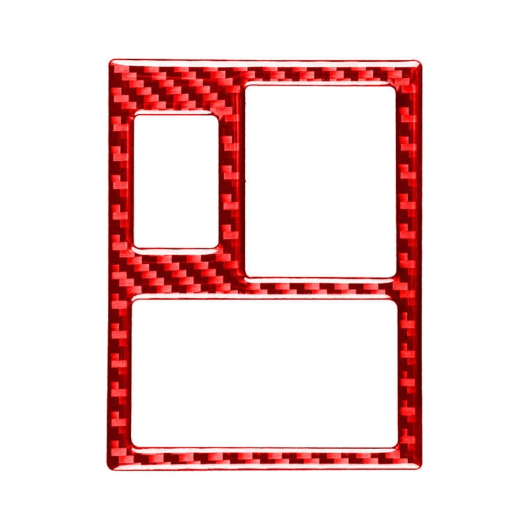 Carbon Fibre Decorative Sticker for Rear Mirror Adjustment Switch - Toyota RAV4 (2006-2013) Right-Hand Drive