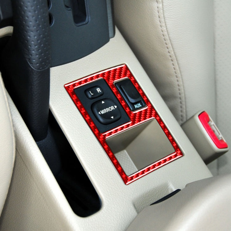 Toyota RAV4 Carbon Fibre Mirror Adjustment Switch Frame Decorative Trim (2006-2013, Left Drive)
