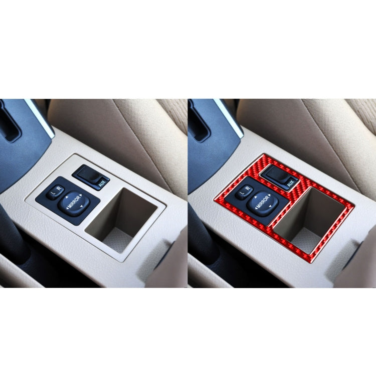Toyota RAV4 Carbon Fibre Mirror Adjustment Switch Frame Decorative Trim (2006-2013, Left Drive)