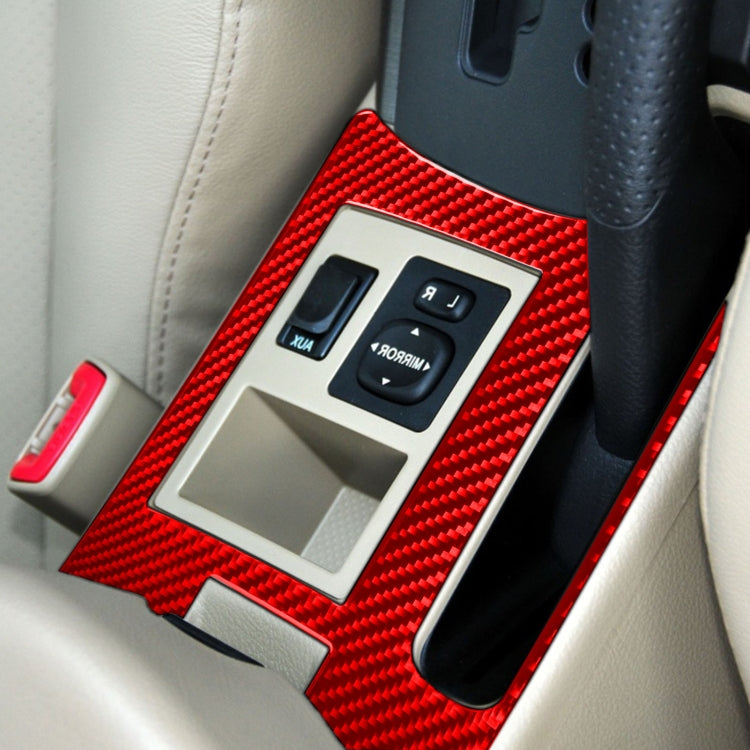 Carbon Fibre Handbrake Panel Trim Sticker for Toyota RAV4 (2006-2013) - Right Drive