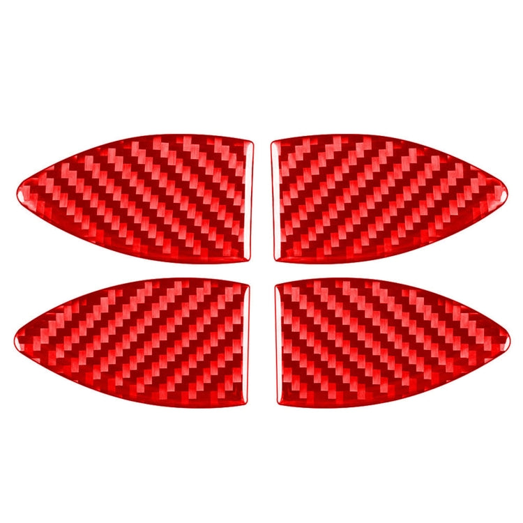 Sleek Carbon Fibre Door Bowl Decals for Toyota RAV4 (2006-2013) - Left & Right Drive