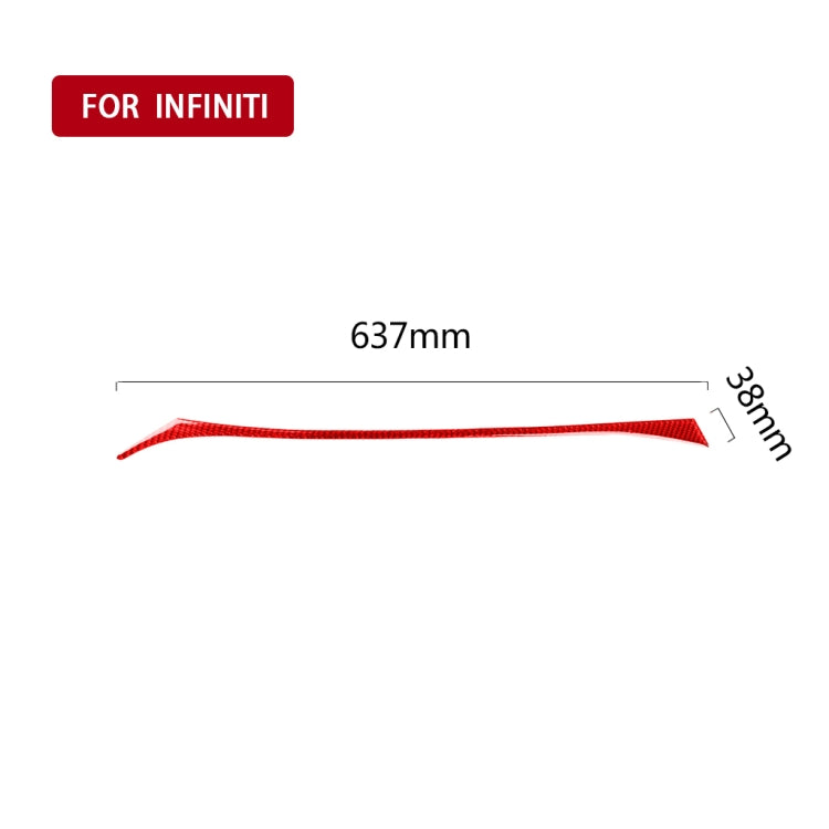Infiniti Q50 Carbon Fibre Dashboard Right Side Trim Sticker (2014-2020) for a Stylish Upgrade