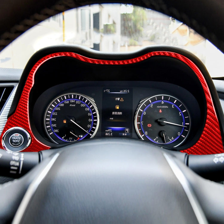 Infiniti Q50 Carbon Fibre Dashboard Trim Sticker – Right-Hand Drive Elegance