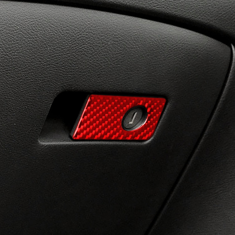 Carbon Fibre Decorative Sticker for Infiniti Q50 Front Passenger Seat Handle Box (2014-2020, Right-Hand Drive)
