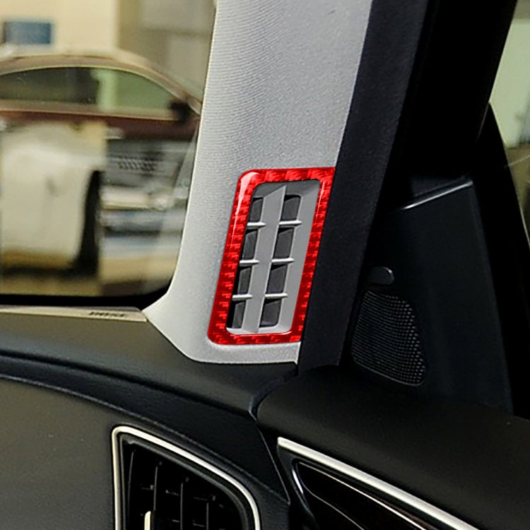 Carbon Fibre A-Pillar Air Vent Trim Stickers for Infiniti Q50 (2014-2020) – Left & Right Drive