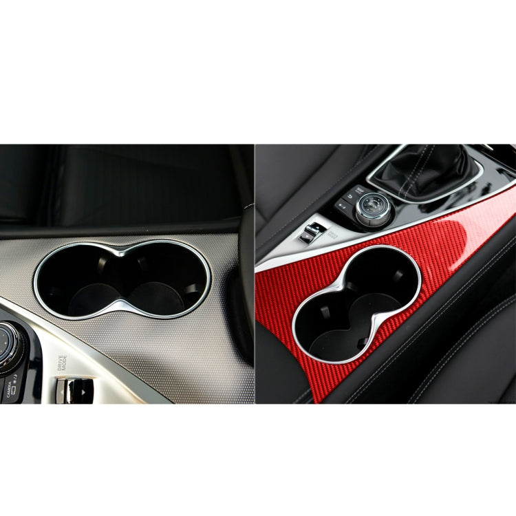 Infiniti Q50 Carbon Fibre Cup Holder Panel Trim Sticker (2014-2020) - Left Drive