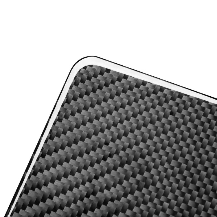 Carbon Fibre Steering Wheel Lower Panel Trim Sticker for Toyota Highlander 2014-2019, Left Drive