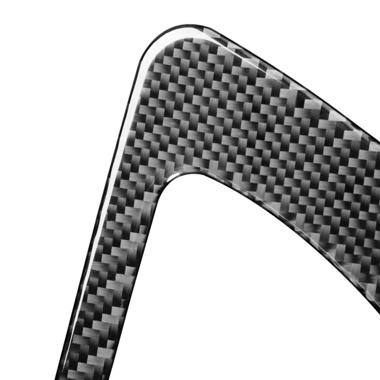 Stylish Carbon Fibre Door Handle Trim Stickers for Toyota Highlander (2014-2019) - Left-Hand Drive