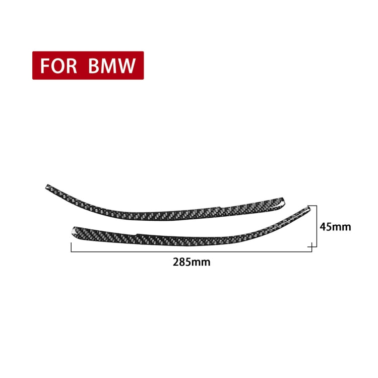 Carbon Fibre Rearview Mirror Accent Sticker for BMW F52 1 Series Sedan (2017-2019) - Left Drive