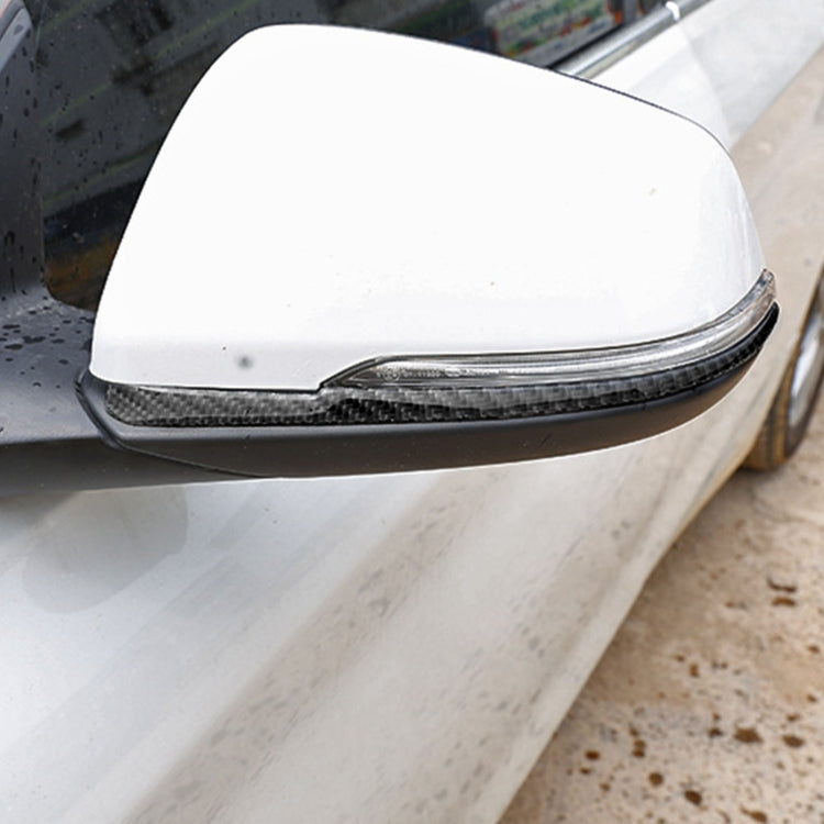 Carbon Fibre Rearview Mirror Accent Sticker for BMW F52 1 Series Sedan (2017-2019) - Left Drive