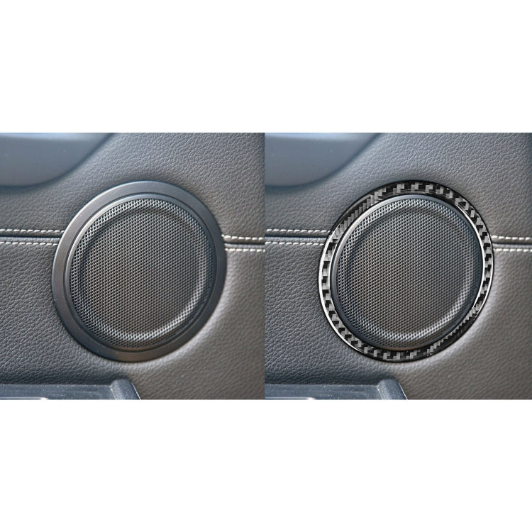 BMW F52 1 Series Sedan Door Horn Ring Decorative Carbon Fibre Sticker (2017-2019)