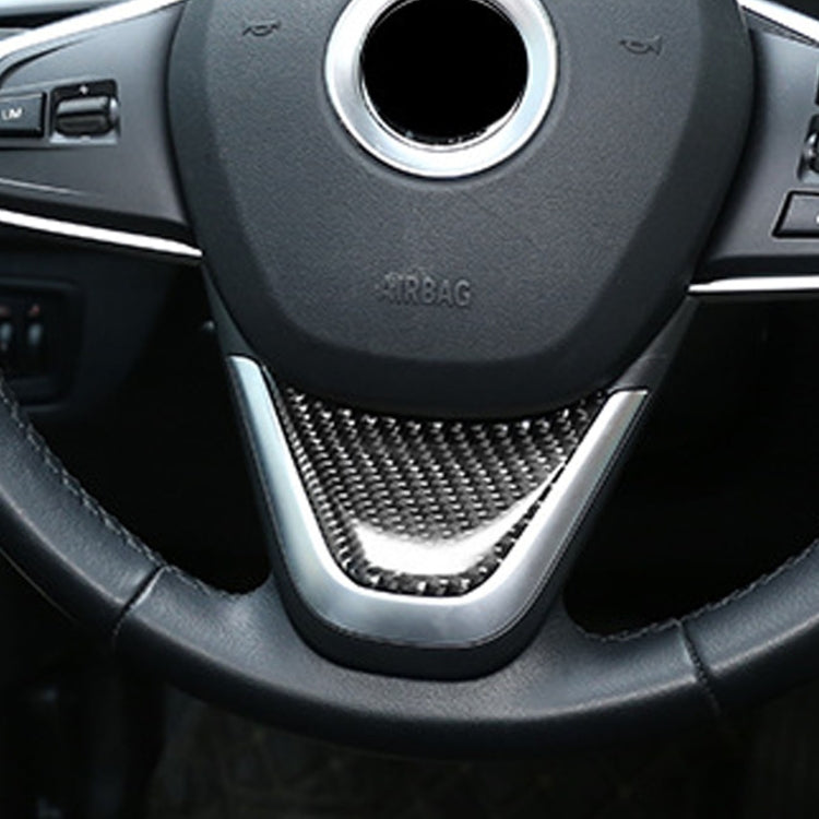 Carbon Fibre Steering Wheel Trim for BMW F52 1 Series Sedan (2017-2019) - Left Drive Decor Upgrade