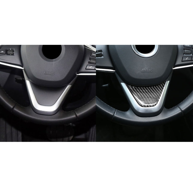 Carbon Fibre Steering Wheel Trim for BMW F52 1 Series Sedan (2017-2019) - Left Drive Decor Upgrade