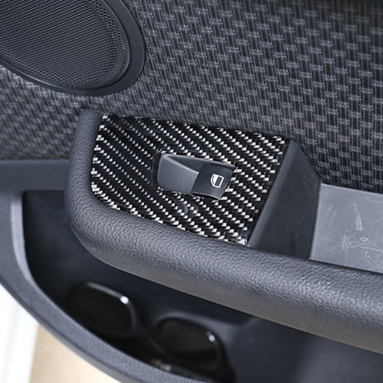 BMW F52 1 Series Sedan 2017-2019 Window Switch Decorative Carbon Fibre Sticker - Left Drive