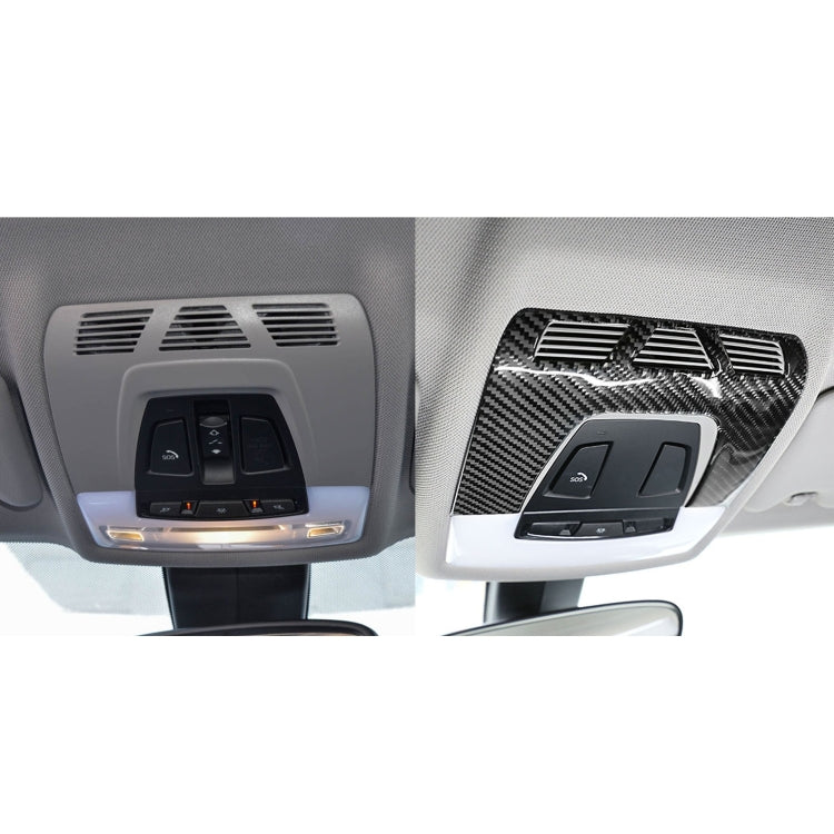 Carbon Fibre Decorative Sticker for BMW F52 1 Series Sedan Front Reading Light - 2017-2019 Models