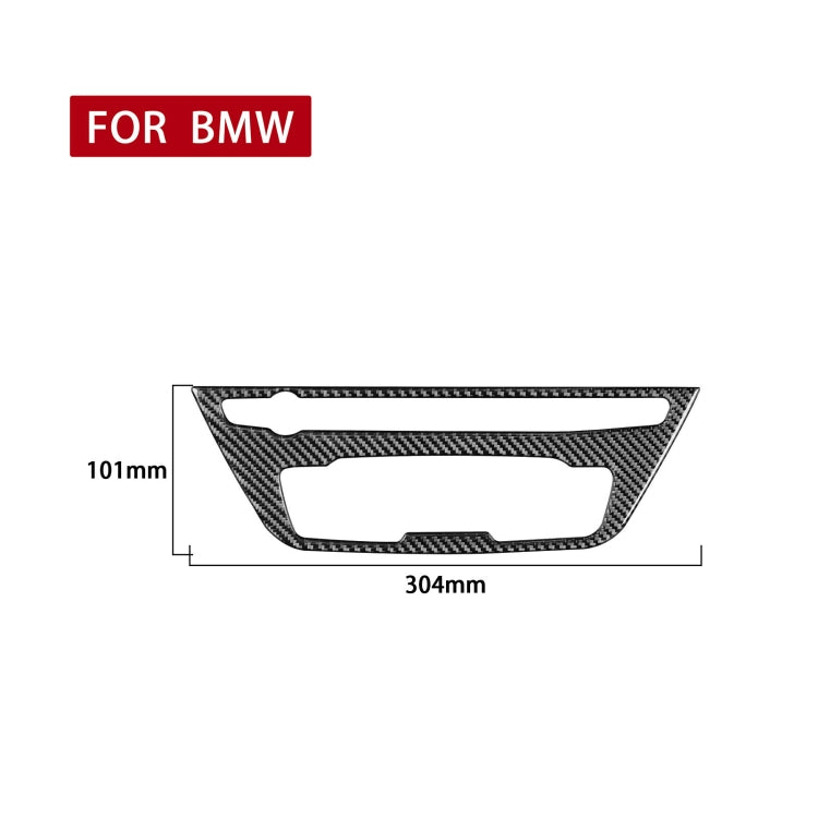 Stylish Carbon Fibre Air Conditioning Switch Panel Sticker for BMW F52 1 Series Sedan (2017-2019) - Left Drive Upgrade