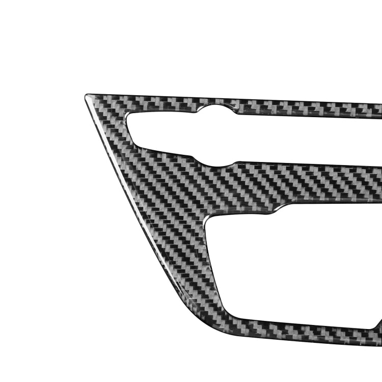 Stylish Carbon Fibre Air Conditioning Switch Panel Sticker for BMW F52 1 Series Sedan (2017-2019) - Left Drive Upgrade