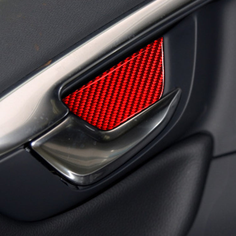 Volvo V60 Carbon Fibre Inner Door Bowl Stickers (2010-2017) - Custom Stylish Décor for Left & Right Drive