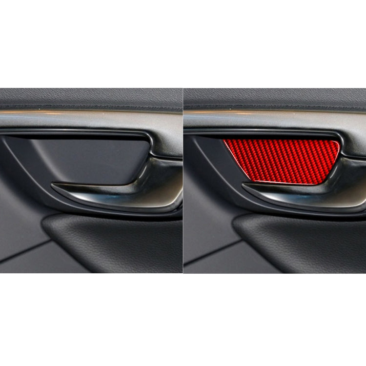 Volvo V60 Carbon Fibre Inner Door Bowl Stickers (2010-2017) - Custom Stylish Décor for Left & Right Drive