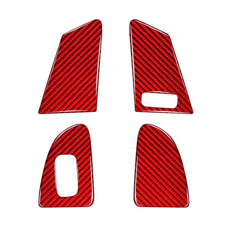 Volvo V60 Carbon Fibre Window Lift Button Decor Sticker (2010-2017) - Right Drive
