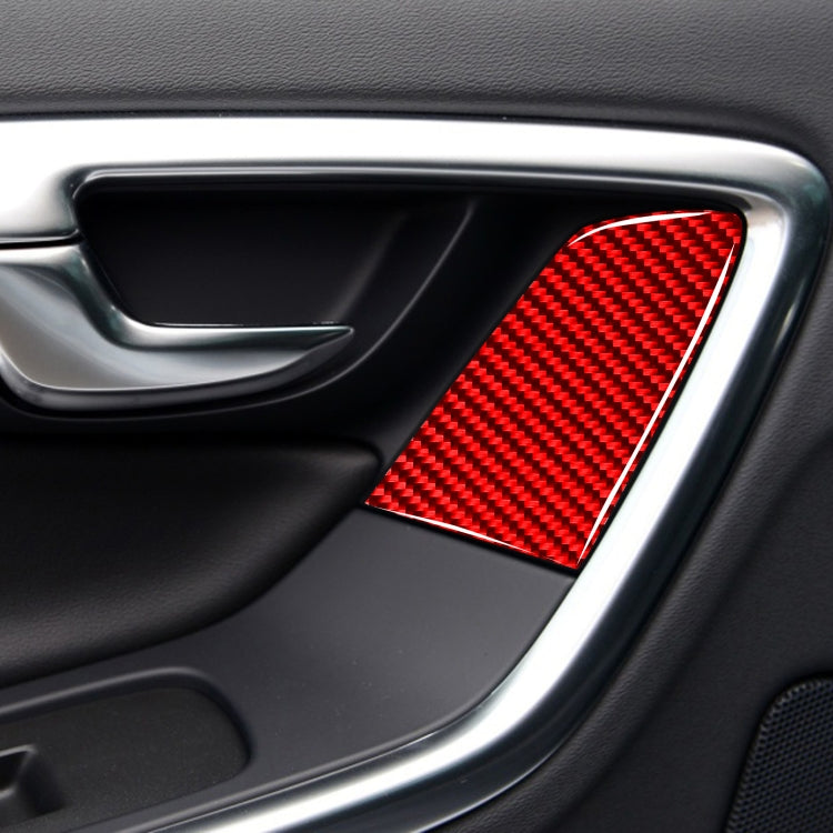 Volvo V60 Carbon Fibre Window Lift Button Decor Sticker (2010-2017) - Right Drive