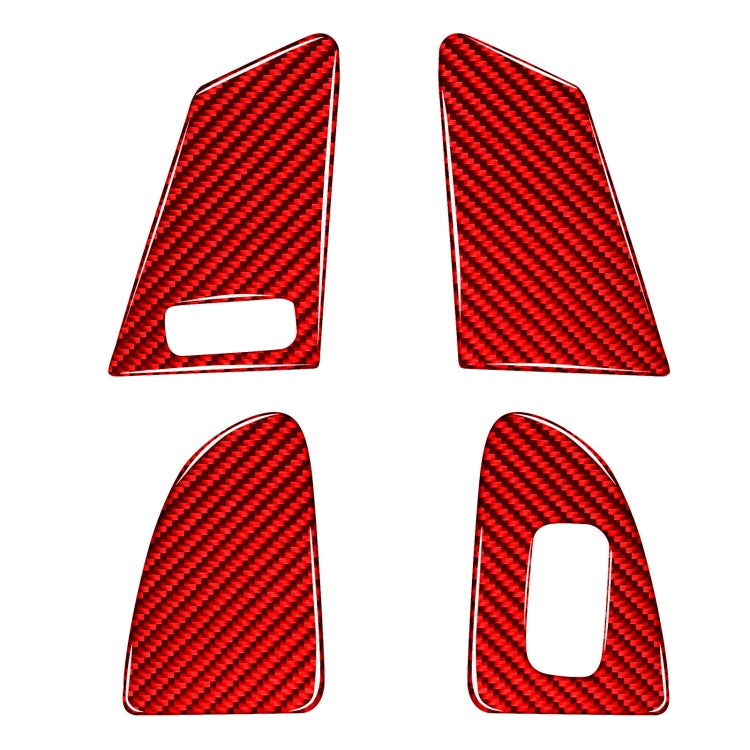 Volvo V60 Carbon Fibre Window Lift Button Sticker (2010-2017) - Left Drive Custom Décor