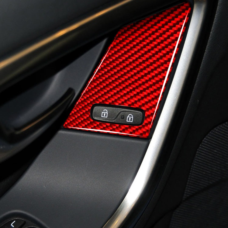Volvo V60 Carbon Fibre Car Window Lift Button B Decorative Sticker (2010-2017) - Left & Right Drive