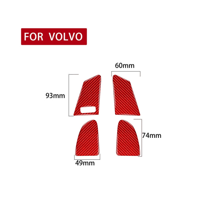 Volvo V60 Carbon Fibre Window Lift Button Sticker (2010-2017) – Personalise Your Left Drive