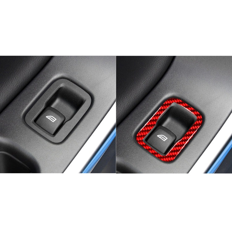 Carbon Fibre Window Lift Button Sticker for Volvo V60 & S60 (2010-2017) - Right Drive Customisation