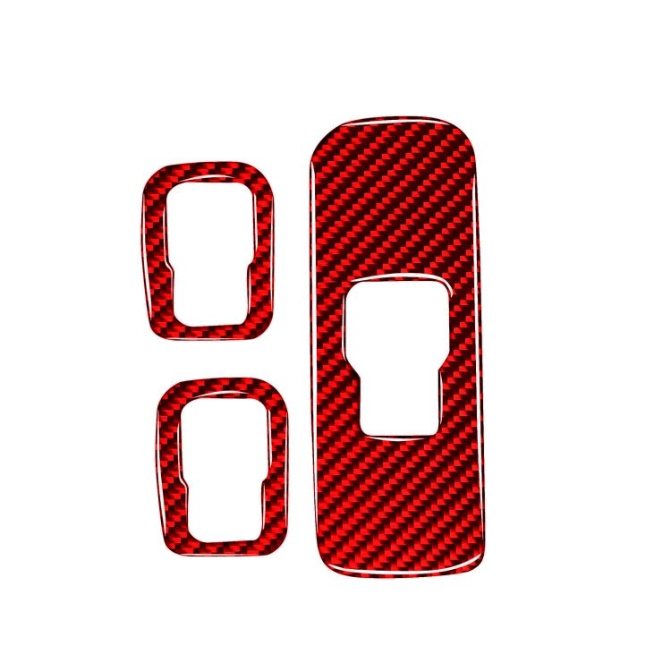 Carbon Fibre Window Lift Button Sticker for Volvo V60 & S60 (2010-2018) - Left Drive Decor Enhancement