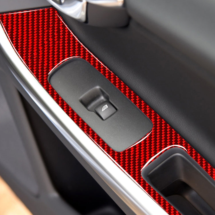 Stylish Carbon Fibre Window Lift Decals for Volvo V60 & S60 (2010-2018)