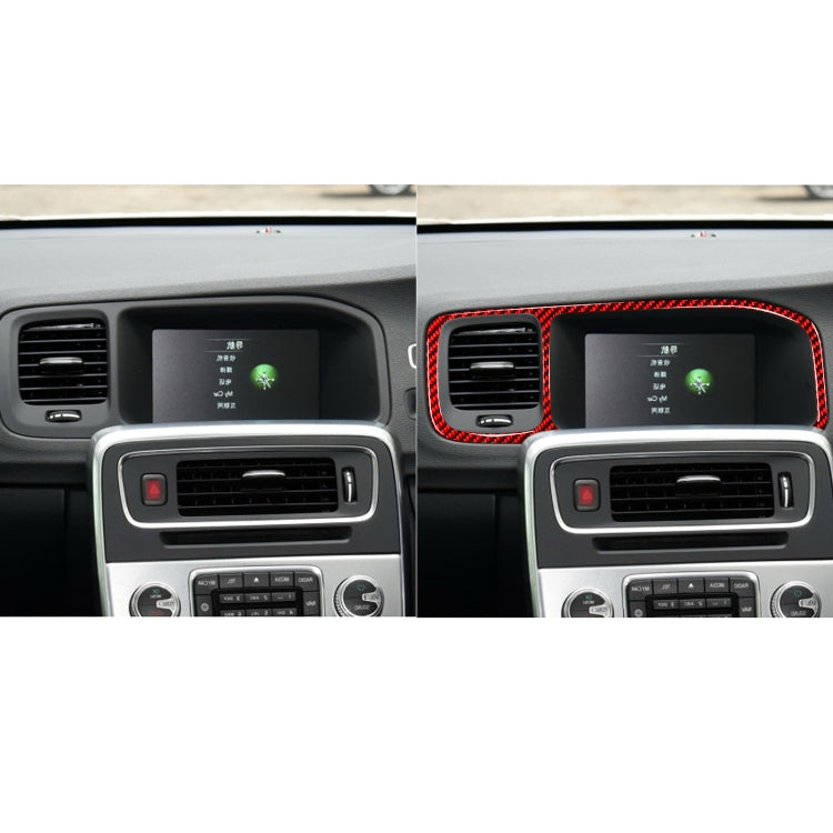 Volvo V60 2010-2017 Carbon Fibre Navigation Frame Trim Sticker - Right-Hand Drive