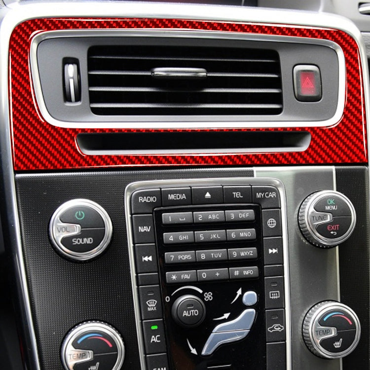 Volvo V60 2010-2017 Carbon Fibre Air Vent Decorative Trim Stickers for Enhanced Style