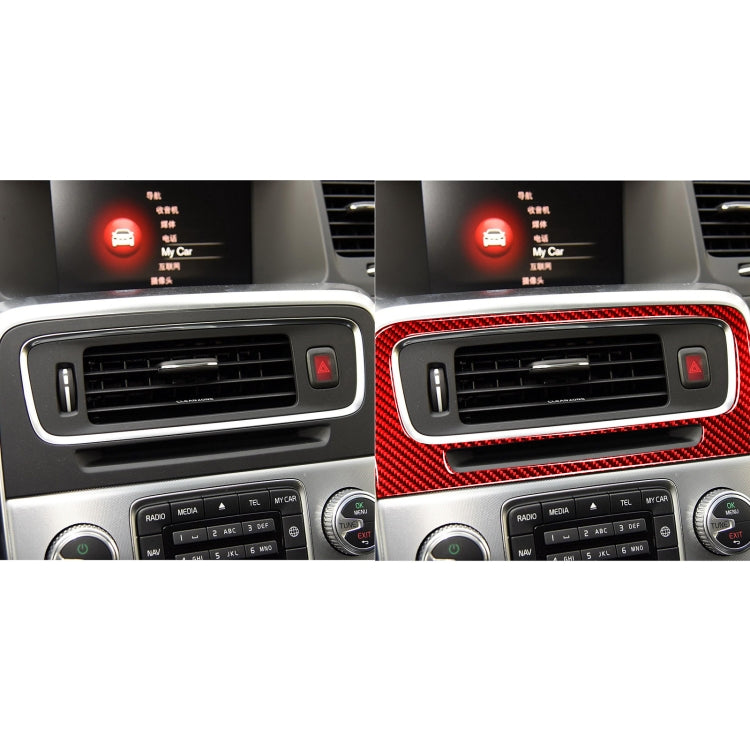 Volvo V60 2010-2017 Carbon Fibre Air Vent Decorative Trim Stickers for Enhanced Style