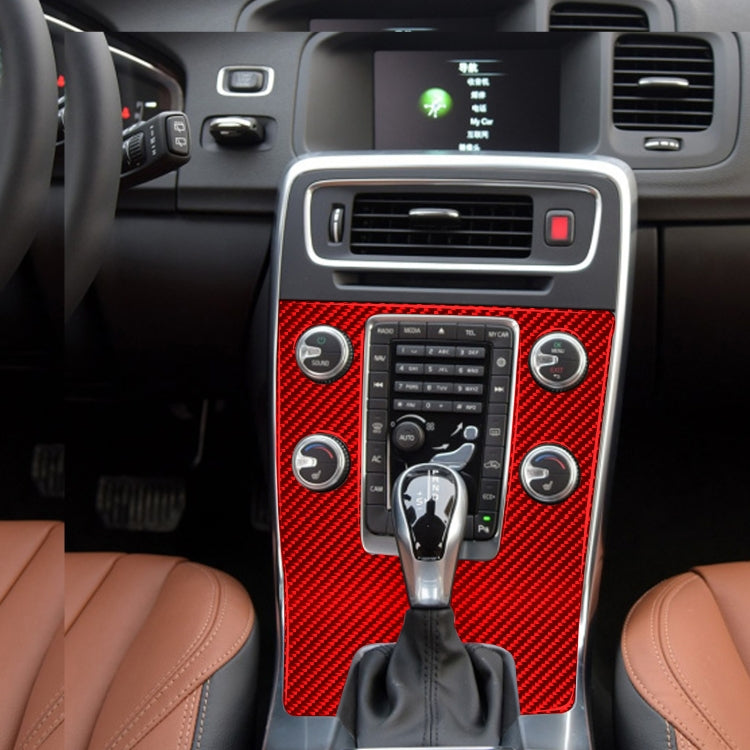 Volvo V60 Carbon Fibre Centre Control Panel Trim Sticker (2010-2017) - Left Hand Drive