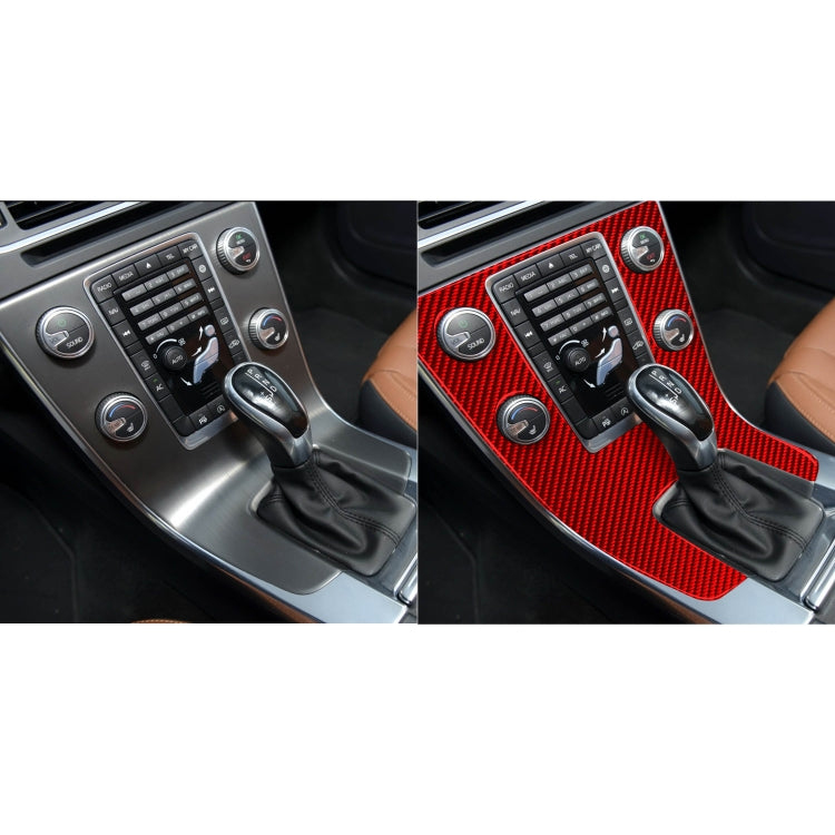 Volvo V60 Carbon Fibre Centre Control Panel Trim Sticker (2010-2017) - Left Hand Drive