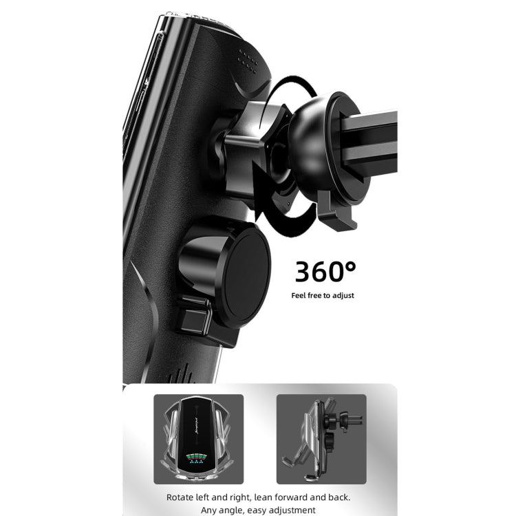 N1 Wireless Magnetic Induction Car Charger with Automatic Suction