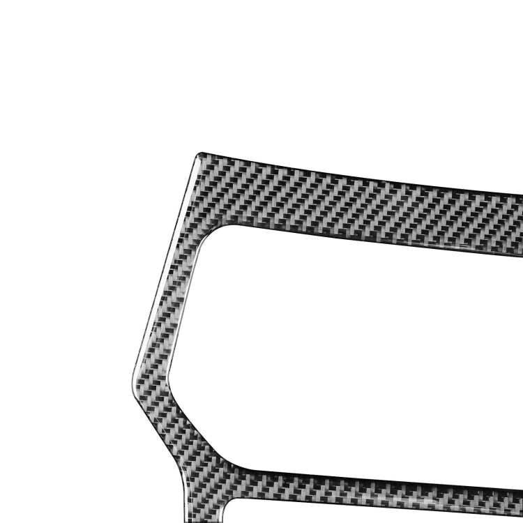 Carbon Fibre Decorative Navigation Panel Sticker for Ford Explorer 2016-2019, Left-Hand Drive