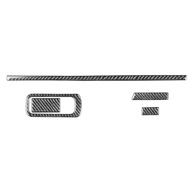 Mazda 3 Axela 2020 Carbon Fibre Decorative Storage Frame Stickers for Left and Right Drive