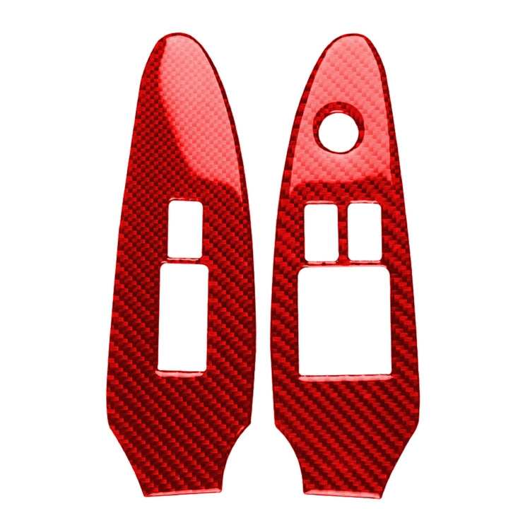 Dual-Function Carbon Fibre Window Lift Panel Decor for Nissan 370Z / Z34 (2009 Onwards) - Right Drive Low-Spec