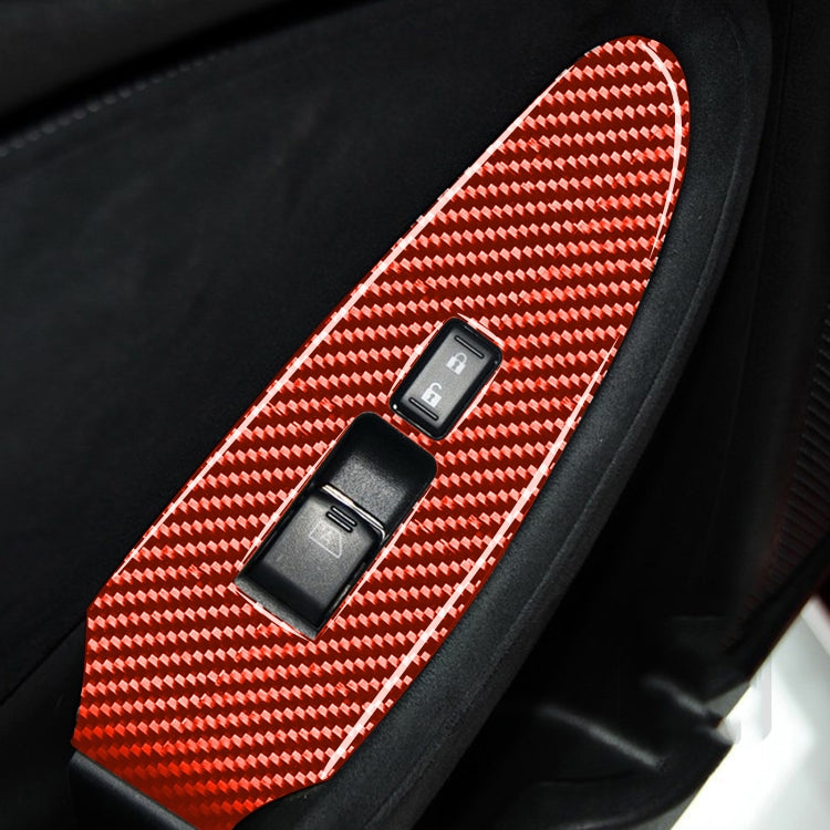 Dual-Function Carbon Fibre Window Lift Panel Decor for Nissan 370Z / Z34 (2009 Onwards) - Right Drive Low-Spec