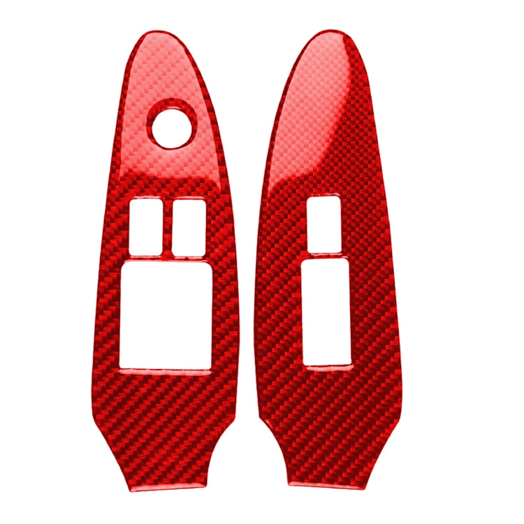 Carbon Fibre 2-in-1 Window Lift Panel Trim for Nissan 370Z / Z34 (2009-) - Left Drive Low-Config Option