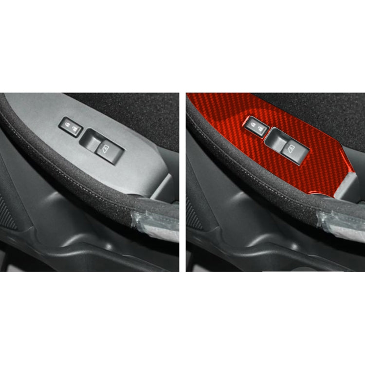 Nissan 370Z / Z34 2009+ Carbon Fibre Side Door Lift Control Decorative Sticker - Left Drive