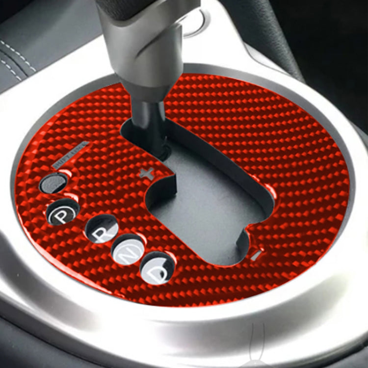 Nissan 370Z Carbon Fibre Gear Shift Panel Decor Sticker - Left Drive (2009 onwards)