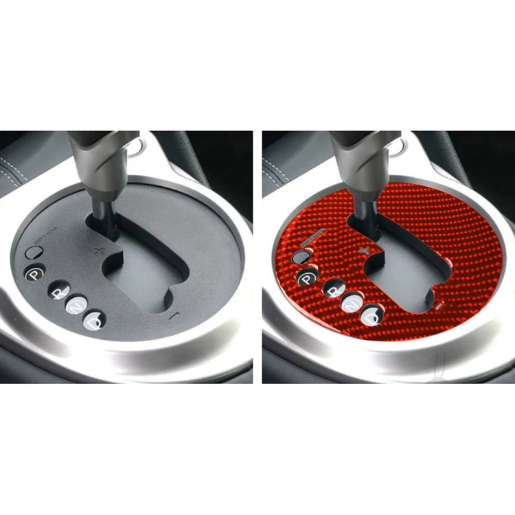 Nissan 370Z Carbon Fibre Gear Shift Panel Decor Sticker - Left Drive (2009 onwards)