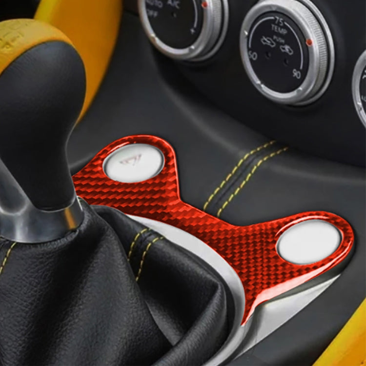 Nissan 370Z / Z34 Carbon Fibre Manual Gear Panel Décor Sticker (2009-Onwards) - Universal Fit for Left & Right Drive
