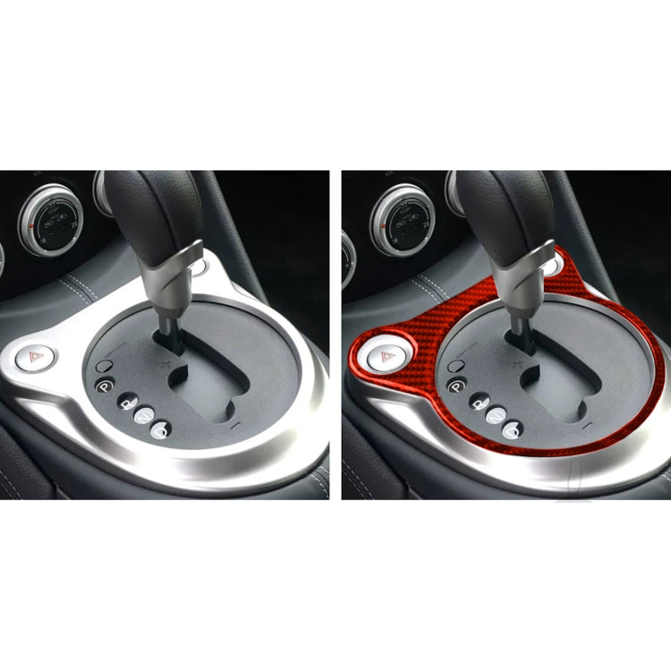 Carbon Fibre Automatic Gear Panel Enhancement Sticker for Nissan 370Z / Z34 (2009-on), Universal Fit for Left and Right Drive