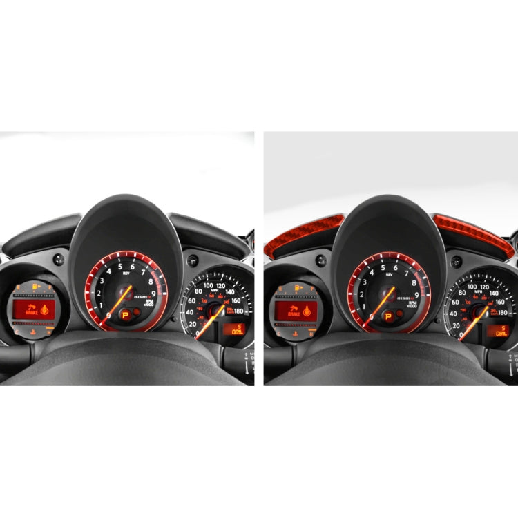 Nissan 370Z Carbon Fibre Speed Dashboard Trim – Universal Decorative Strip for 2009- Models
