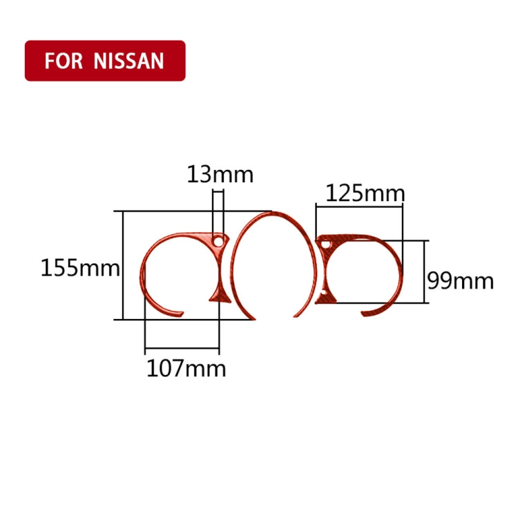 Nissan 370Z / Z34 Carbon Fibre Speed Dashboard Accent Sticker - Universal Fit for Left and Right Drive
