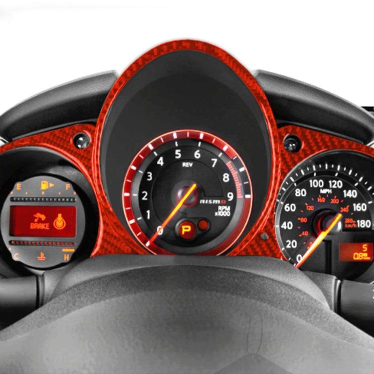 Nissan 370Z / Z34 Carbon Fibre Speed Dashboard Accent Sticker - Universal Fit for Left and Right Drive